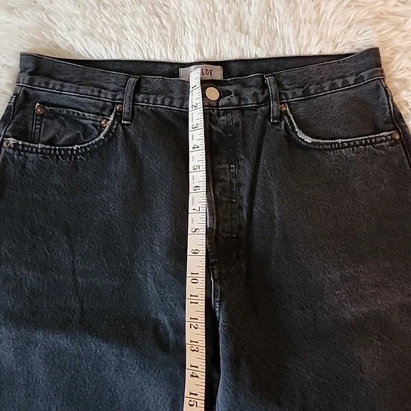 Agolde Los Angeles Black Denim Jeans - Picture 3 of 14